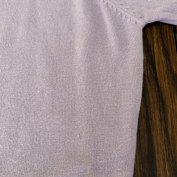 Jalouze lilac off the shoulder 3/4 sleeve sweater - Picture 7 of 10